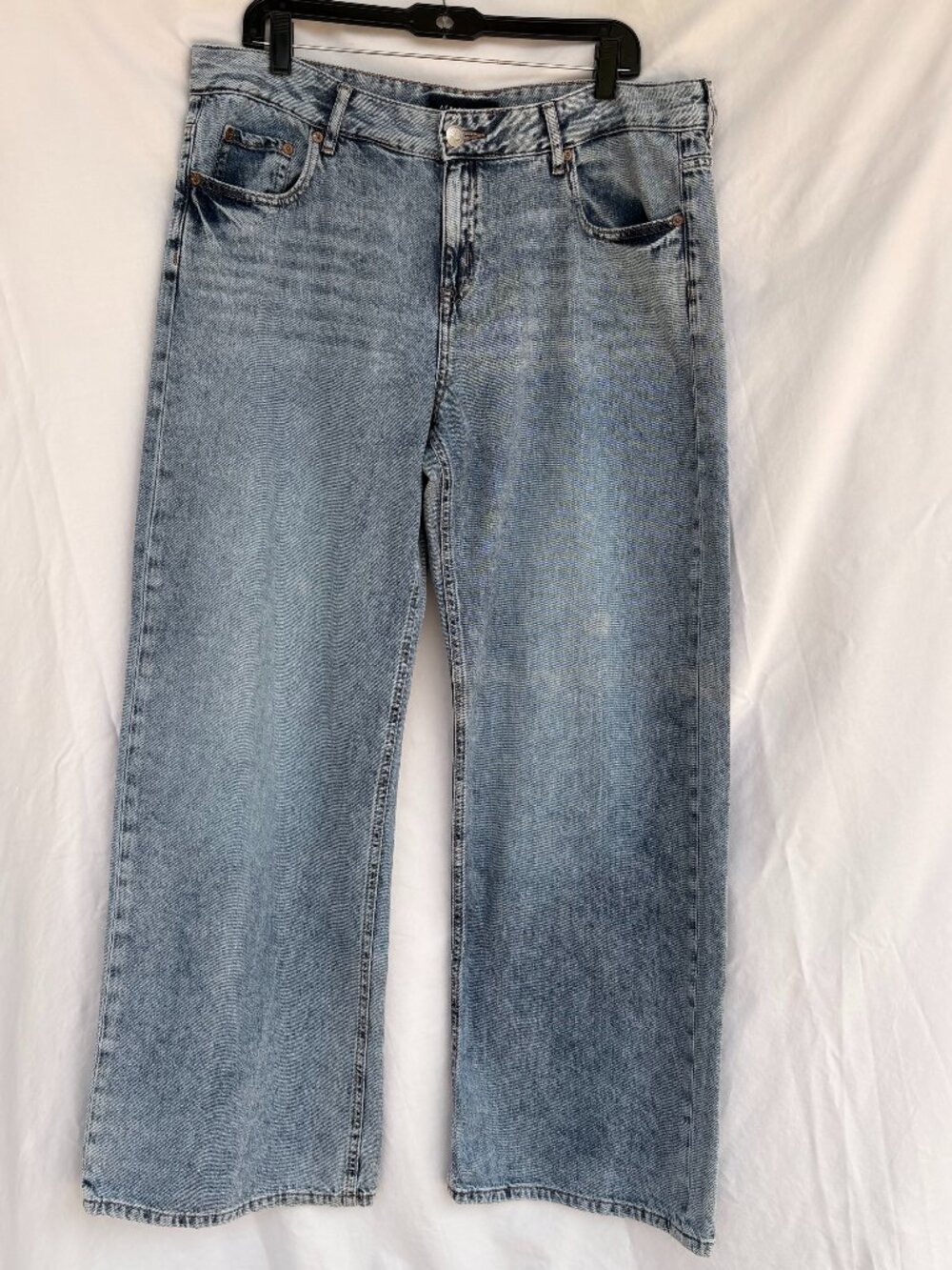 Aeropostale Aero Baggy Wide Leg Jeans Size 12 Regular